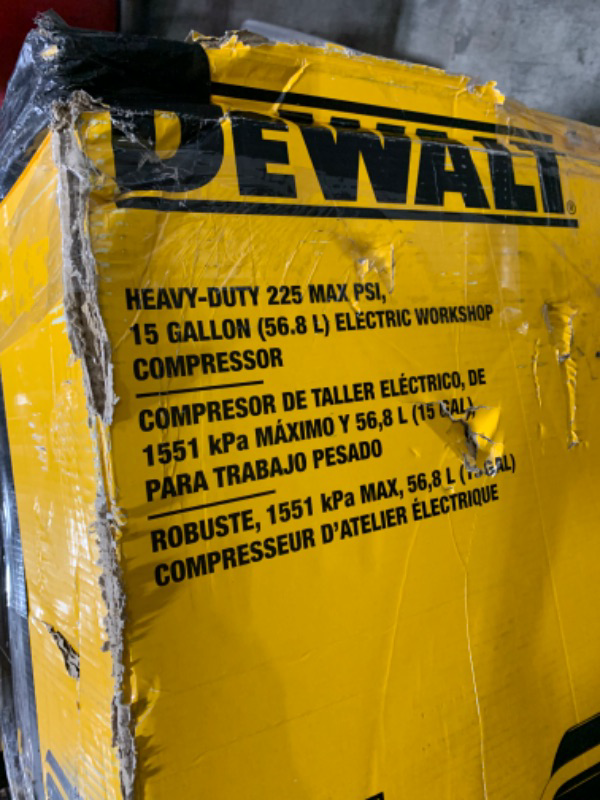 Photo 5 of DEWALT Vertical Portable Compressor, 1.9 Hp 200 Psi Oil Free High Pressure Low Noise (D55168)