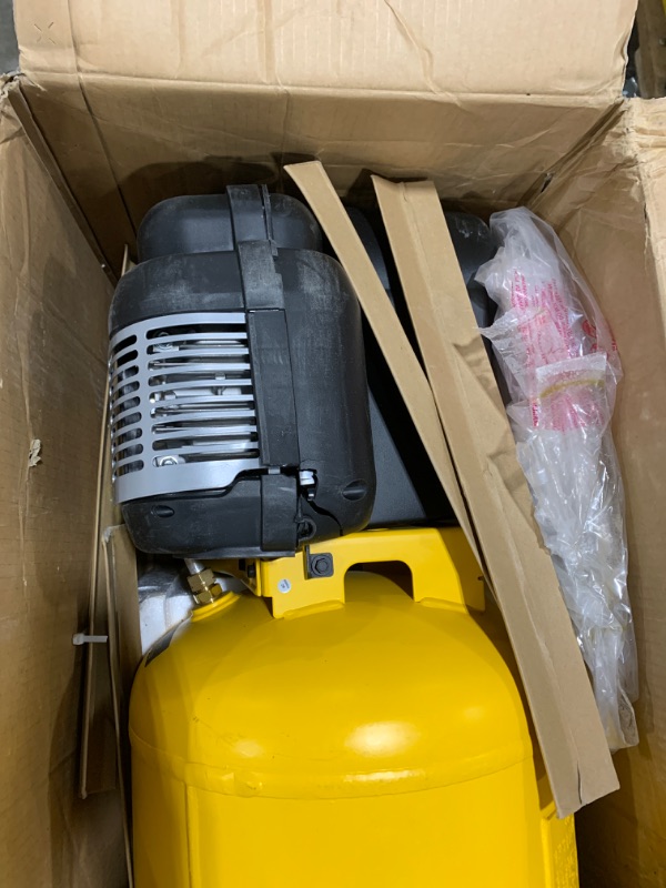 Photo 3 of DEWALT Vertical Portable Compressor, 1.9 Hp 200 Psi Oil Free High Pressure Low Noise (D55168)