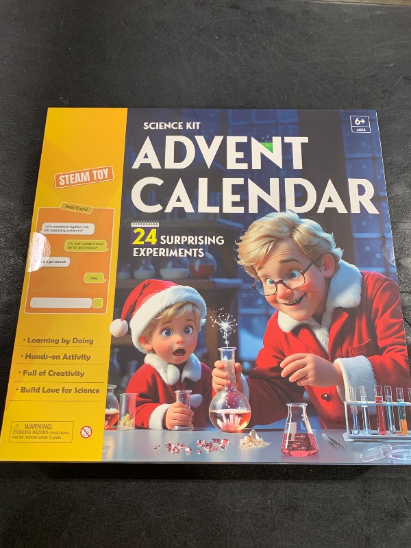 Photo 1 of Hamiface Christmas Advent Calendar 2024 Science Experiment Kit, Advent Calendar for Kids 2024, Chemistry and Physics Science Kit Advent Calendar for Boys and Girls Gift Idea for Christmas and New Year