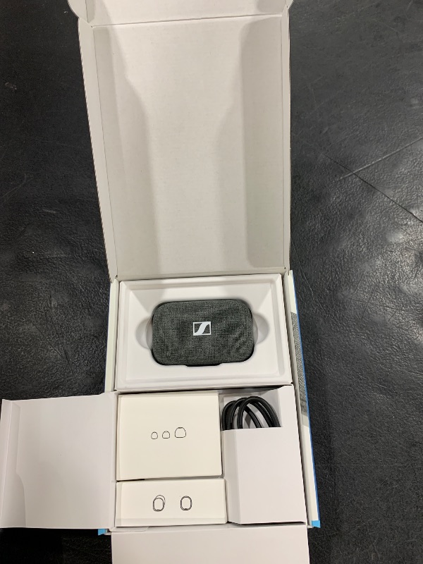 Photo 2 of Sennheiser Consumer Audio MOMENTUM True Wireless 3 Earbuds Bluetooth In-Ear Headphones for Music and Call with ANC,Multipoint connectivity,IPX4,Qi charging,28-hour Battery Life Compact Design,Graphite