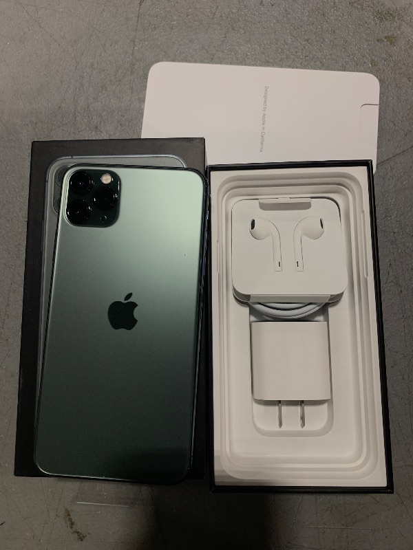 Photo 3 of Apple iPhone 11 Pro Max [256GB, Midnight Green] + Carrier Subscription [Cricket Wireless]