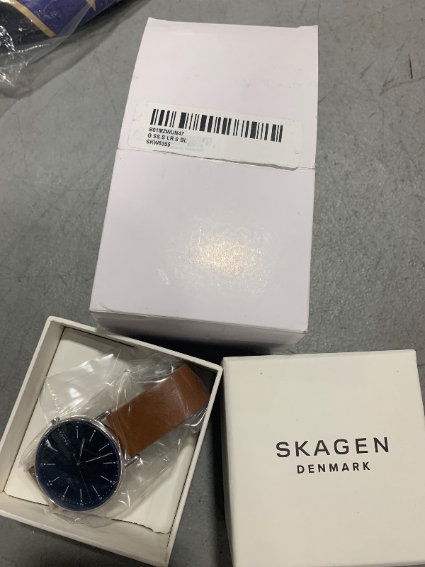 Photo 2 of Skagen Signatur Leather Mens Watch