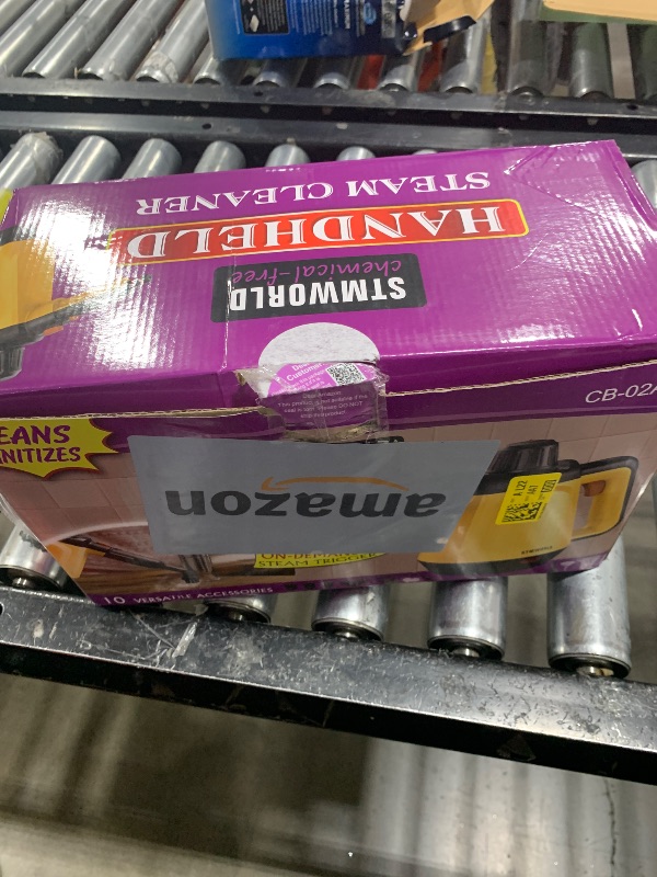 Photo 1 of Natural Multi-Surface Handheld Steam Cleaner with 10 Accessories, 13.5OZ Pressurized Multipurpose On Demand Steam Cleaner for Home, Steamer for Cleaning Dirt, Grease, Grout, Tile, Floor, Couch and Car