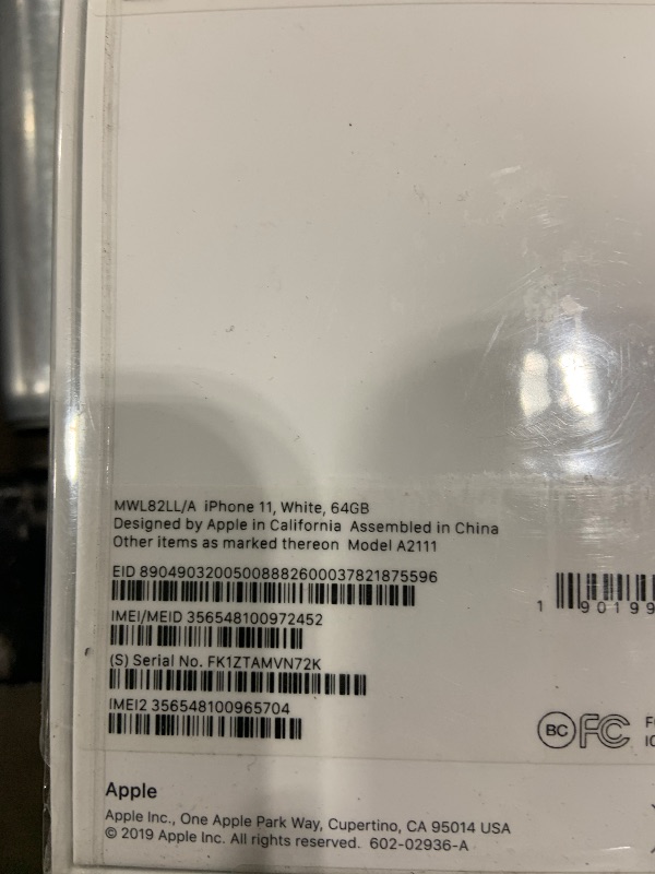 Photo 2 of Apple iPhone 11 [64GB, White] + Carrier Subscription [Cricket Wireless]