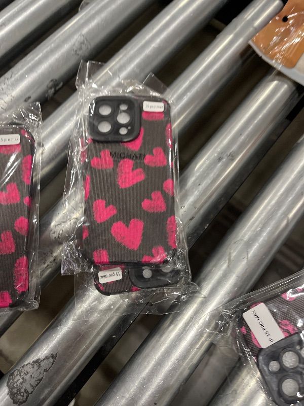 Photo 2 of MICHATI Phone Case for iPhone 15 ProMax iPhone 15 ProMax Women Phone Case with Prints (Hearts)