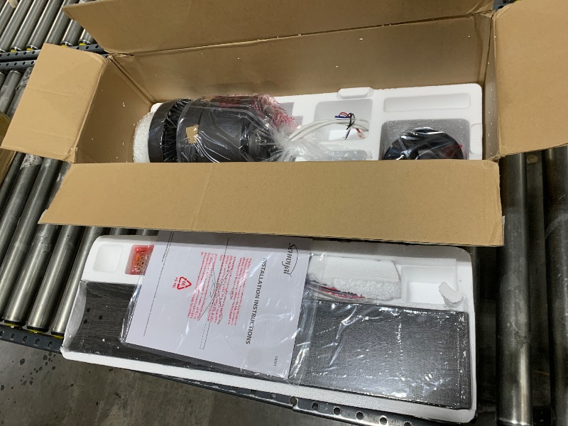 Photo 1 of 60 Inch Ceiling Fan with Light and Remote, Farmhouse Ceiling Fan with Light, Large Industrial Ceiling Fan for Living Room, Dining Room, Bedroom, Reversible DC Motor, 6 Speed, Black Bronze