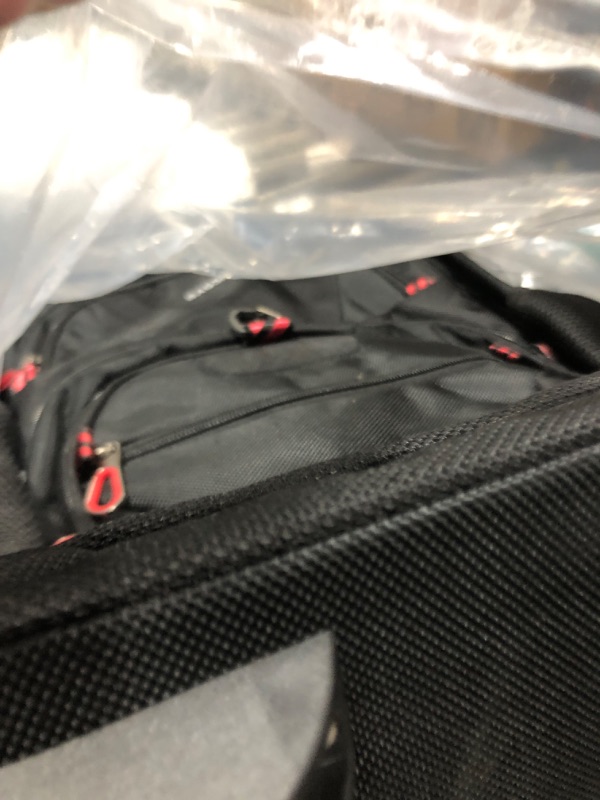 Photo 1 of BAGSMART Rolling Backpack, Large Laptop Backpack with Wheels for Adults, Water-Resistant Rolling College Backpack with Telescoping Handle for Work Travel Business, Black