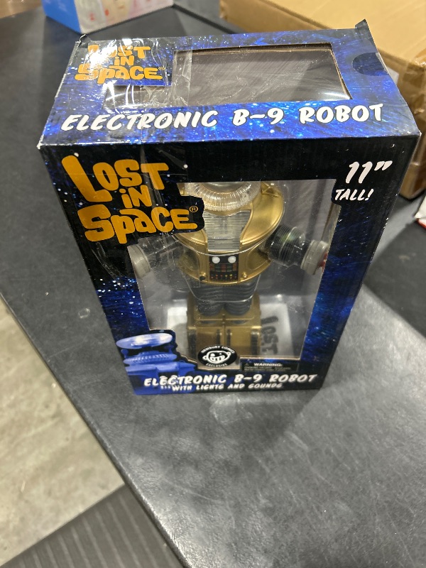 Photo 1 of Lost In Space Electronic Lights & Sounds B9 Robot Golden Boy Edition