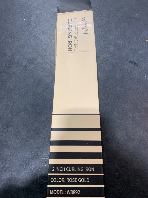 Photo 1 of Curling Iron 2 Inch, Large Barrel Curling Wand for Hair, Ceramic Long Barrel Hair Curling Iron Dual Voltage