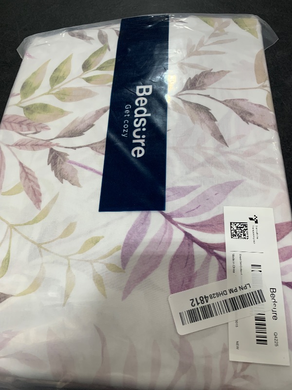 Photo 1 of Bedsure Queen Size Cotton Print Bed Sheets - Soft Flower Percale Bed Set - Crispy & Breathable Soft Botanical Cotton Bed Sheets with Deep Pocket Up to 16 Inches, Bedding Bedsheets & Pillowcases