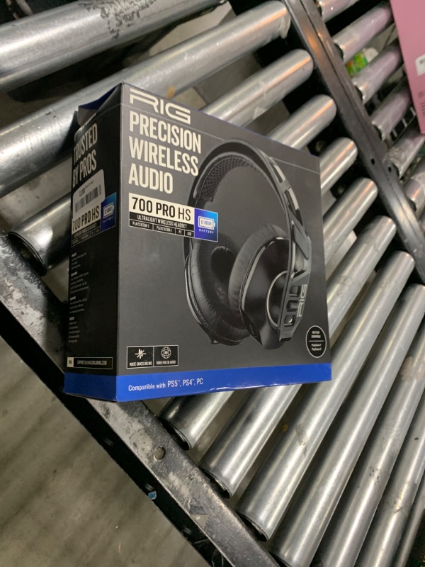 Photo 1 of RIG 700 PRO HS Ultralightweight Wireless Gaming Headset for PlayStation PS4, PS5, PC, USB - Black