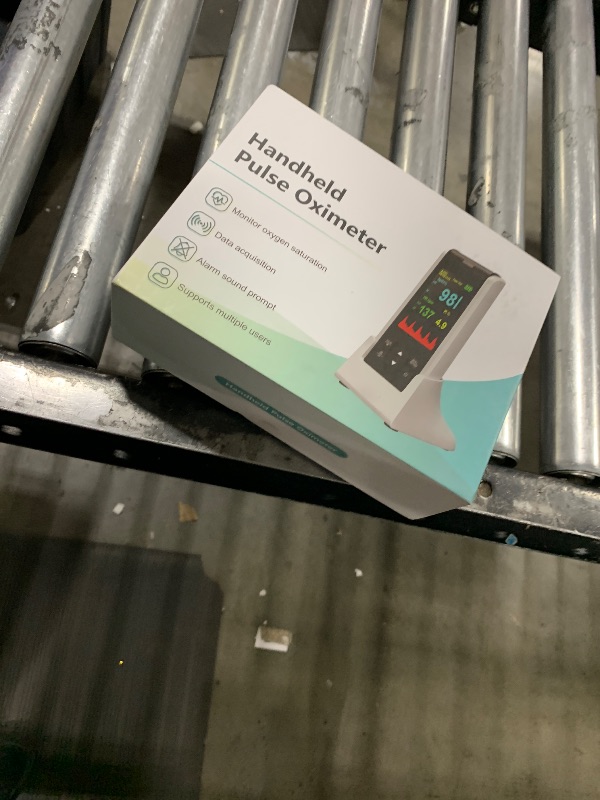 Photo 1 of Pulse Oximeter - Handheld Pulse Oximeter Rechargeable Overnight Pulse Ox Continuous oxygen meter finger pulse oximeter Fingertip with Pulse o2 sat monitor finger for oxygen SpO2