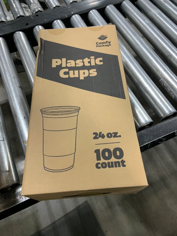 Photo 1 of 100 COUNT PLASTIC CUPS 