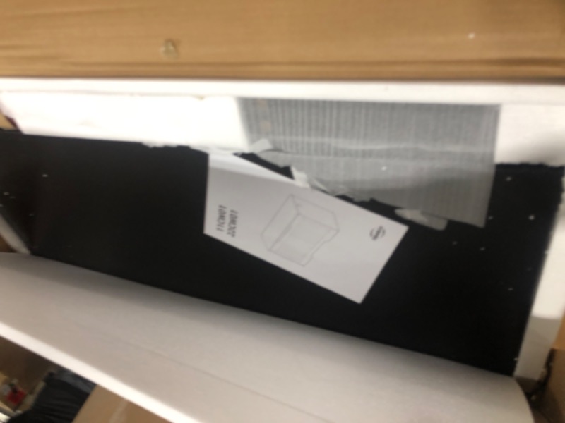 Photo 1 of HOOBRO Storage Chest, 43.3" Storage Bench, Rattan-Like Storage Trunk, Sturdy Entryway Bench Supports 220 lb, Shoe Bench, Safety Hinge, U-Shaped Opening, Easy Assembly, Black BB22CW01