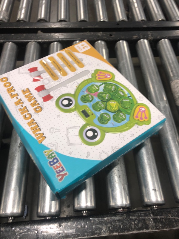 Photo 2 of YEEBAY Whack A Frog Game with 2 Hammers, Toddler Early Developmental Learning Toy, Fun Birthday Gift for Kids Age 2+, Toys for 2 3 4 Year Old Boys Grils