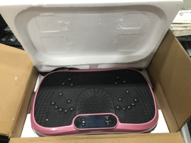 Photo 1 of AXV Vibration Plate Fitness Platform Exercise Machine Vibrating Lymphatic Drainage Shaking Full Body Shaker Workout Vibrate Stand Shake Board Sport Gym for Weight Loss Fat Burner for Women Men