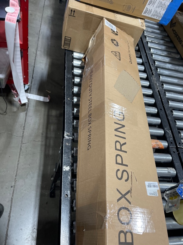 Photo 1 of Vitverve Box Spring for Queen Bed, 7 Inch High Metal Queen Box Spring Only, Heavy Duty Mattress Foundation with Fabric Cover, Easy Assembly, Quiet Noise Free, Non Slip, Black