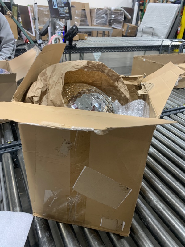 Photo 1 of 17 Pack Large Disco Ball Hanging Disco Ball Small Disco Ball Mirror Disco Balls Decorations for Party Wedding Dance and Music Festivals Decor Club Stage Props DJ Decoration (12, 8, 6, 4, 3.2 Inch)