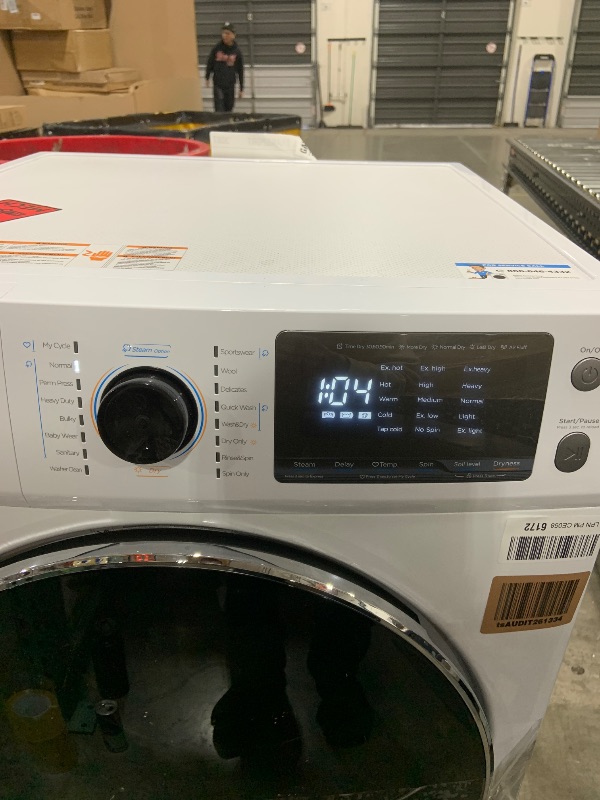 Photo 3 of COMFEE’ 24" Washer and Dryer Combo 2.7 cu.ft 26lbs Washing Machine Steam Care, Overnight Dry, No Shaking Front Load Full-Automatic Machine, Dorm White