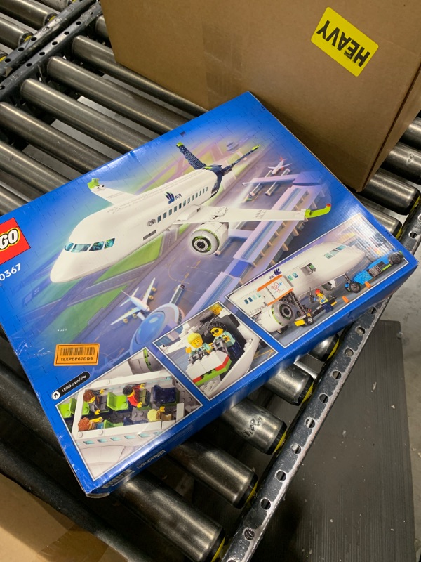 Photo 2 of LEGO City Passenger Airplane Toy - Building Toys Set for Boys & Girls, Ages 7+ - Educational Gift for Kids - W/Buildable Vehicle Toys & 9 Minifigures - 60367