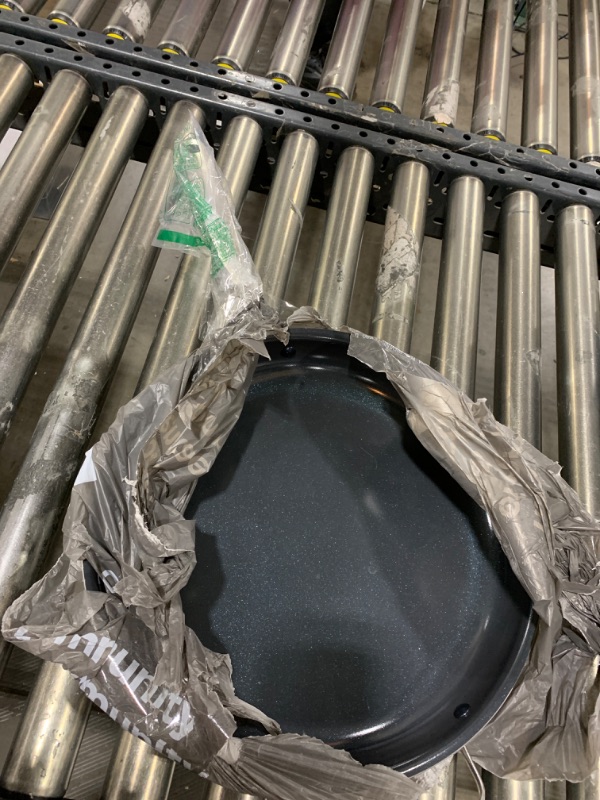 Photo 1 of Blue Diamond Cookware 14" Large Frying Pan with Helper Handle, Diamond Infused Healthy Ceramic Nonstick, PFAS & PFOA-Free, Dishwasher Safe, Oven Safe, Even Heating, Easy Clean, Warp Control, Blue