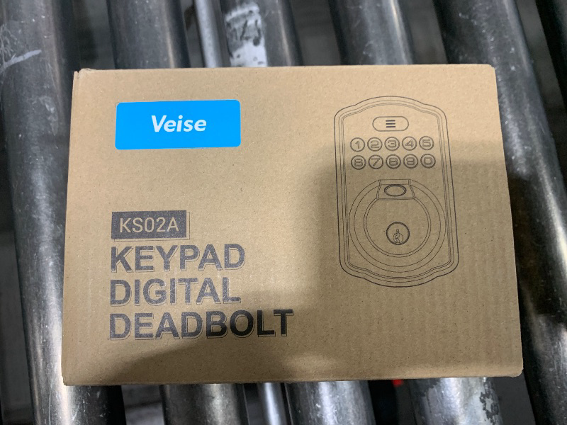 Photo 1 of Veise Fingerprint Door Lock, Keyless Entry Door Lock, Electronic Keypad Deadbolt, Biometric Smart Locks for Front Door, Auto Lock, Anti-Peeking Password, Easy Install, Satin Nickel