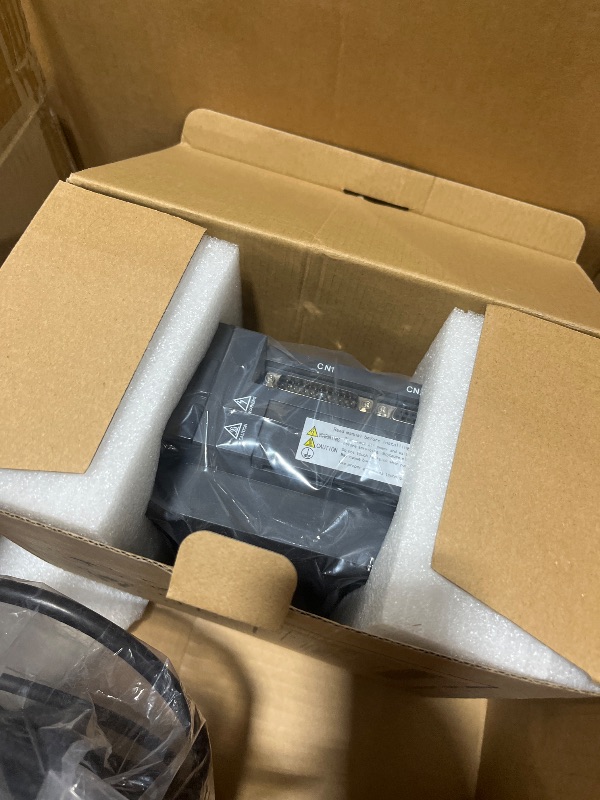 Photo 1 of CNCTOPBAOS 1.5KW AC Servo Motor with Driver System Controller Kit 220V with 17-Bit Optical Encoder,1500W 2500rpm/3500rpm 5.7N.m/17N.m AC Servo Driver Kit for CNC Engraving Milling Lathe Machine,Robot