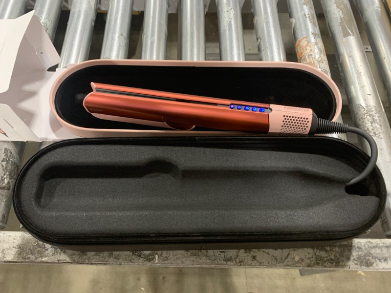 Photo 3 of Dyson Special edition Airstrait™ straightener in Strawberry bronze and blush pink