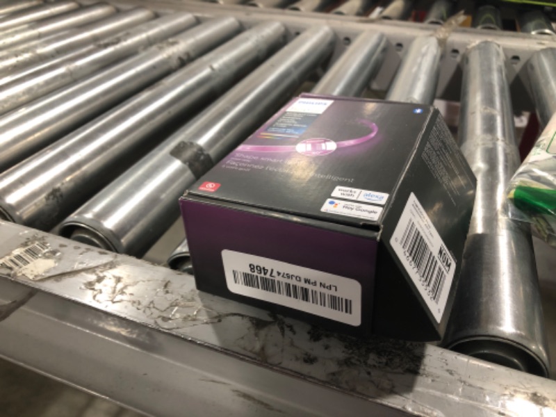 Photo 1 of Philips Hue Indoor 3-Foot Smart LED Light Strip Plus Extension - Color-Changing Single-Color Effect - Requires Base Kit - Control with Hue App - Works with Alexa, Google Assistant and Apple HomeKit