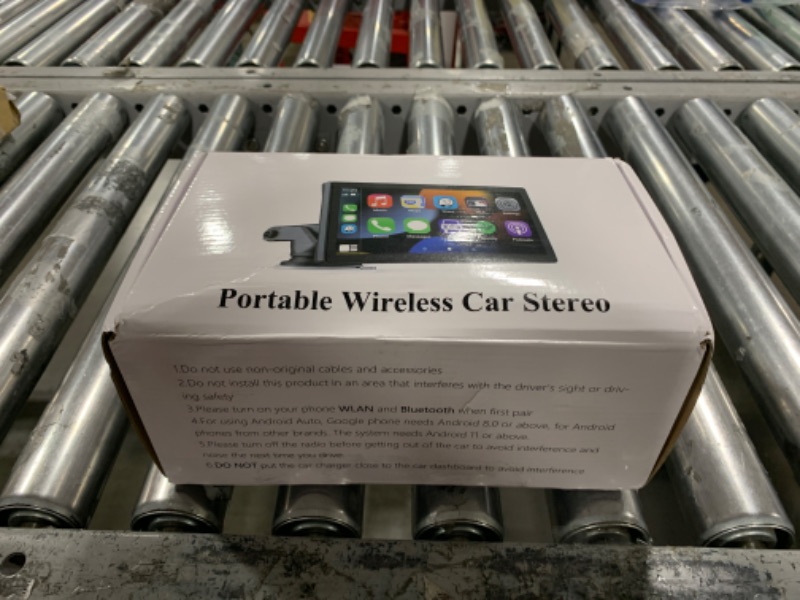 Photo 3 of 9" Wireless Carplay Screen for Car,Portable Apple Carplay & Android Auto Car Stereo Audio Receivers,with 4K Dash Cam,1080P Backup Camera,GPS Navigation, Mirror Link,Bluetooth,Voice Contro,Siri