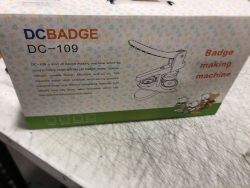 Photo 1 of Happizza Button Maker Machine 58mm - (3rd Gen) Installation-Free 58mm(2.25in) DIY Pin Badge Button Maker Press Machine Badge Punch Press with Free 100pcs Button Parts&Pictures&Circle Cutter&Magic Book