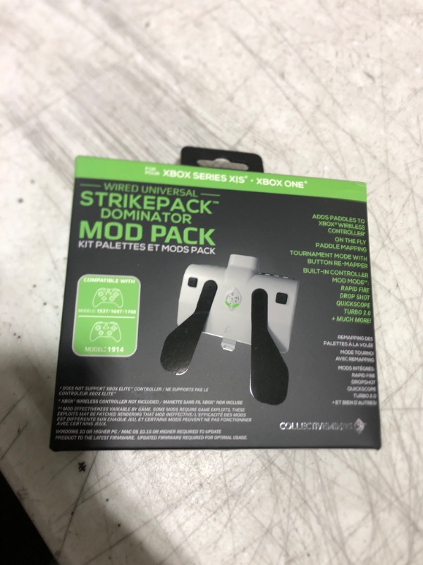 Photo 1 of Collective Minds Strike Pack Wired Dominator for Xbox Series X|S and Xbox One – Controller Mods with Remappable Paddles, Anti-Recoil MODS, and FPS Enhancements – Precision Fit for Xbox Controllers
