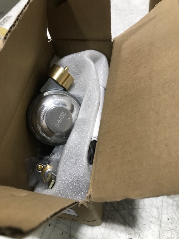 Photo 1 of Skyflame Gas Grill Valve Regulator Assembly Compatible with Weber Q100 Q120 Series - Replacement Parts for Weber 80477