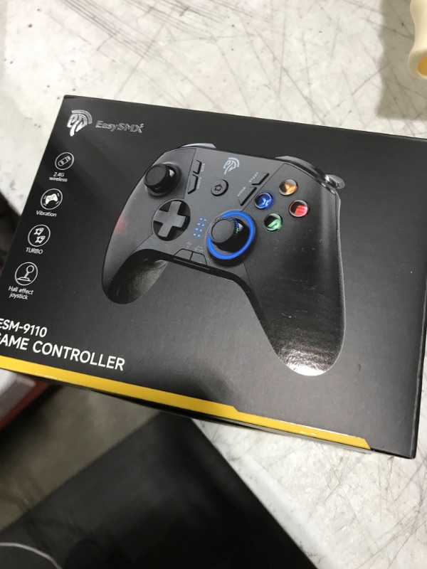 Photo 1 of EasySMX Wireless Gaming Controller for Windows PC/Steam Deck/PS3/Android TV BOX, Dual Vibrate Plug and Play Gamepad Joystick with 4 Customized Keys, Battery Up to 14 Hours, Work for Nintendo Switch