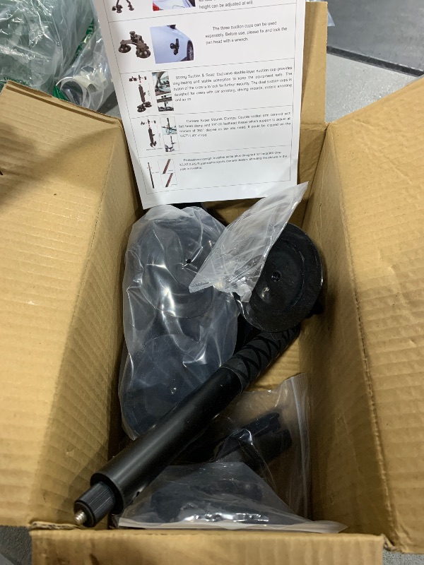 Photo 1 of PellKing Suction Car Mount for Insta360 x4, x3, x2, x,One RS,R Compatible with GoPro Max Camera 5 in 1 Suction Mount Kit for Action Cameras (Includes 44.9-inch Selfie Stick)