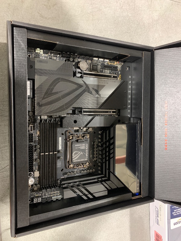 Photo 3 of ASUS ROG Maximus Z790 Dark Hero (WiFi 7) LGA 1700(Intel 14th &13th&12th Gen) ATX Gaming Motherboard(PCIe 5.0x16, 5xM.2 Slots,DDR5,2X Thunderbolt 4 Ports, USB Type-C Front-Panel)