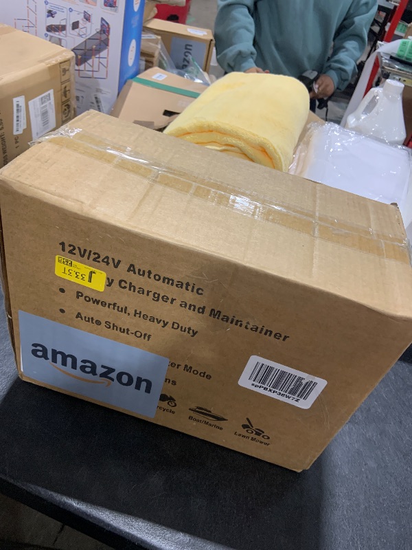 Photo 1 of PCHH 12V 24V Car Battery Charger Heavy Duty, 0-15A Automatic Battery Maintainer, Smart Trickle Charger with Auto Shutoffs, Repair, Winter Mode, for Automotive Car Truck Motorcycle RV AGM Deep Cycle