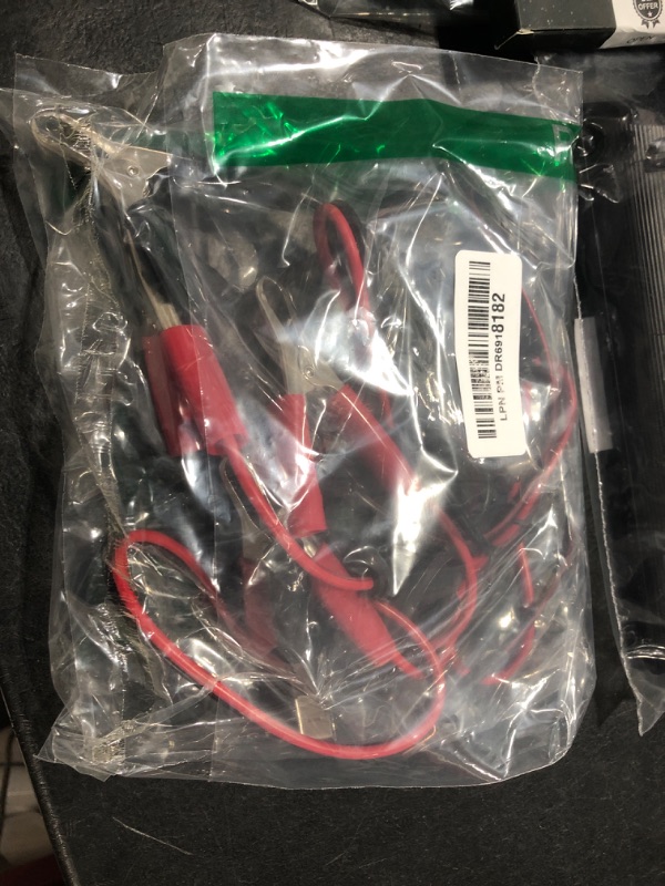Photo 1 of (5PACK)1.5FT 12V Battery Alligator Clip to SAE 2Pin Quick Disconnect Cable SAE to Battery Clamp Cable 7.5A Fuse