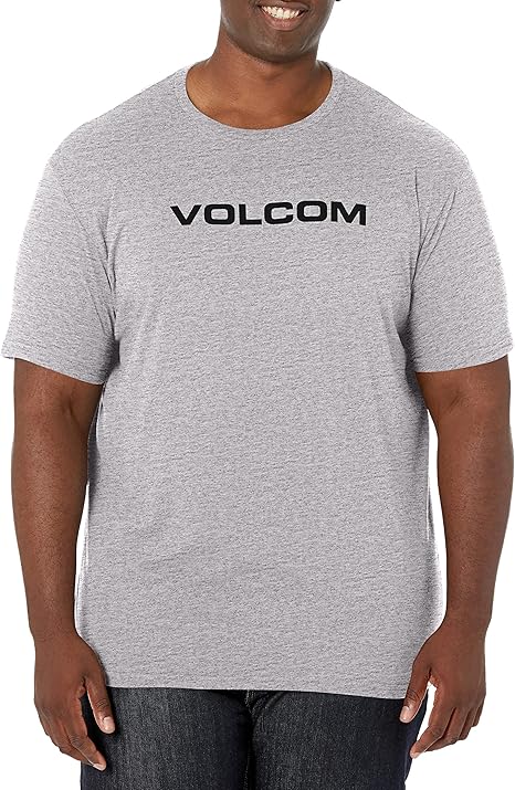 Photo 1 of Volcom Men's Crisp Euro Short Sleeve Tee, Heather Grey