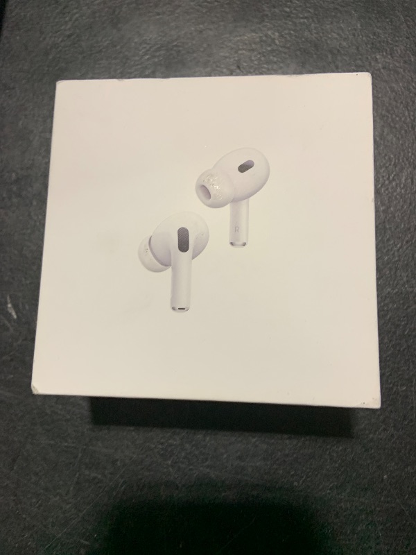 Photo 3 of Apple AirPods Pro (2nd Generation) Wireless Ear Buds with USB-C Charging, Up to 2X More Active Noise Cancelling Bluetooth Headphones, Transparency Mode, Adaptive Audio, Personalized Spatial Audio