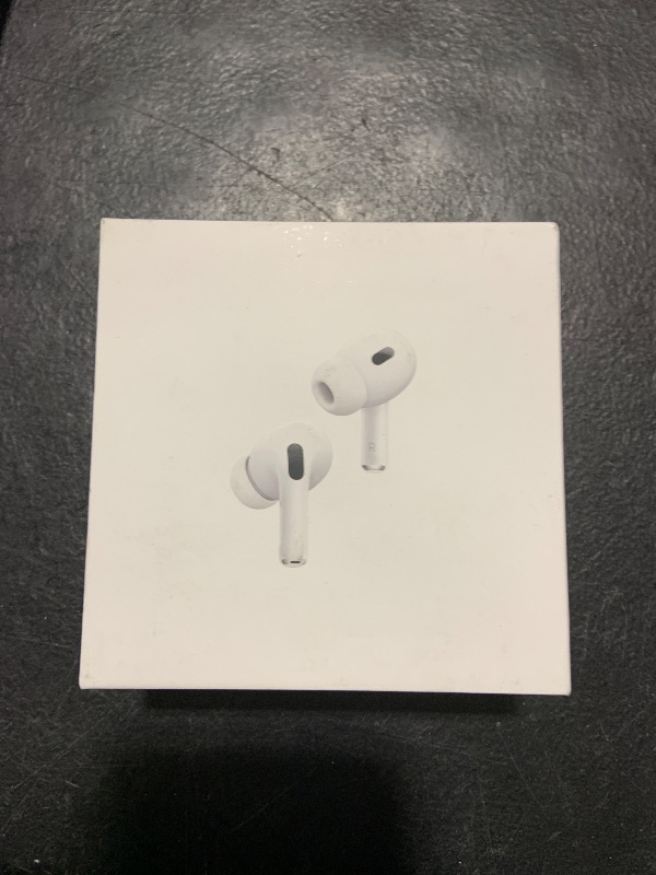 Photo 3 of Apple AirPods Pro (2nd Generation) Wireless Ear Buds with USB-C Charging, Up to 2X More Active Noise Cancelling Bluetooth Headphones, Transparency Mode, Adaptive Audio, Personalized Spatial Audio