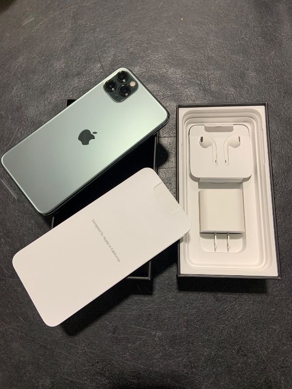 Photo 4 of Apple iPhone 11 Pro Max [512GB, Midnight Green] + Carrier Subscription [Cricket Wireless]