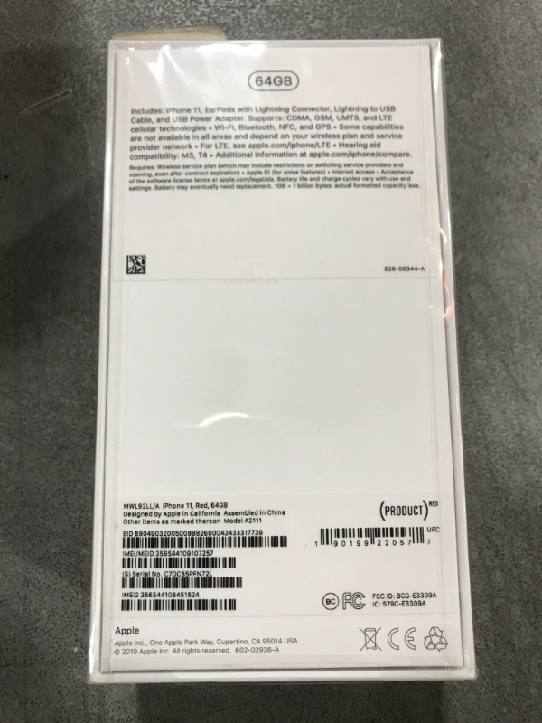 Photo 5 of Apple iPhone 11 [64GB, (Product) RED] + Carrier Subscription [Cricket Wireless]