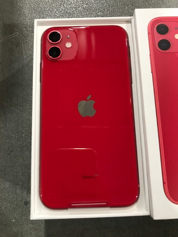 Photo 3 of Apple iPhone 11 [64GB, (Product) RED] + Carrier Subscription [Cricket Wireless]