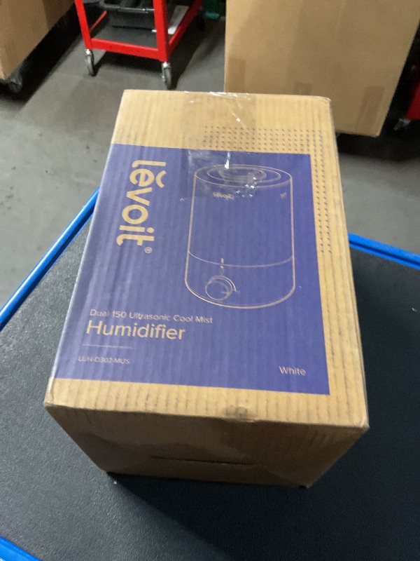 Photo 1 of LEVOIT Humidifiers for Bedroom with Night Light(3L Water Tank)Cool Mist Top Fill Essential Oil Diffuser for Baby Nursery and Plants, 360° Nozzle, Quiet, Rapid Humidification for Home Large Room, White