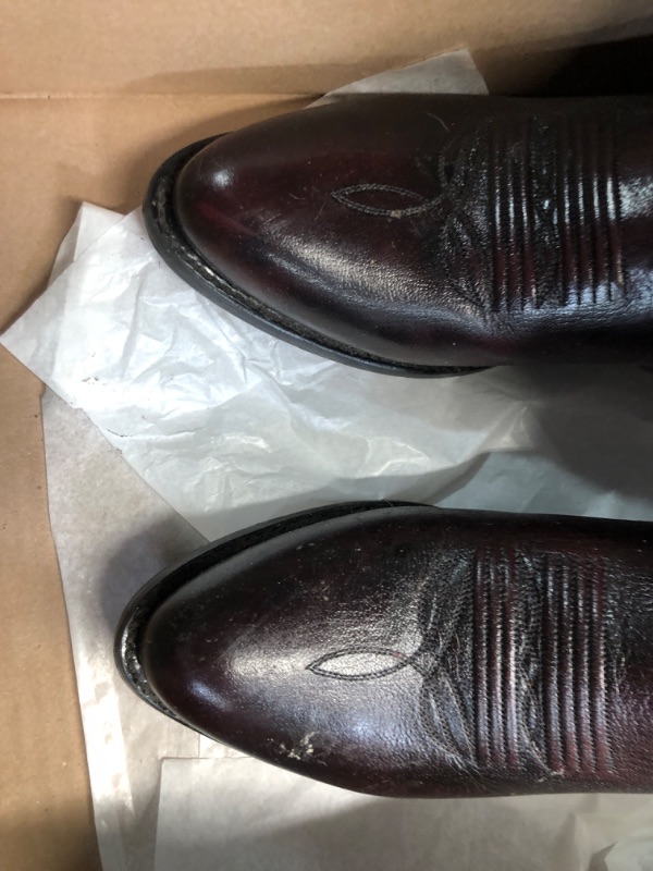 Photo 4 of ***(HEAVILY USED/ SEE PICS)***
Dan Post Men's Milwaukee 13 inch R Toe Western Boot,Black Cherry,10 D US