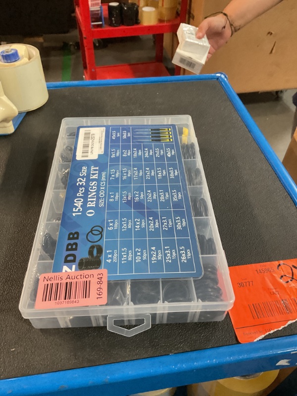 Photo 1 of ZDBB 32 Size 1540 Pcs O Rings Assortment Kit Metric Nitrile Rubber Oring Set with 4 Pick for Automotive Faucet Pressure Washer Plumbing Air or Gas Repair OD 4mm-50mm