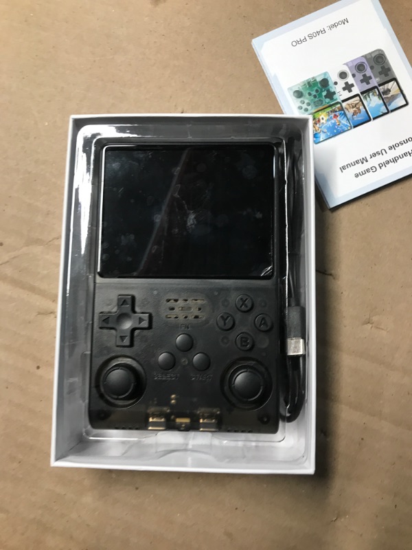 Photo 4 of ?30000 in 1? R40S Pro Retro Handheld Game Console, Video Game Console, 3.5 inch IPS Screen, More Than 20 Emulator, 256G TF Card (Gray)