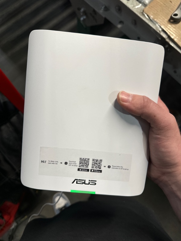 Photo 2 of (POWER TESTED __ UNABLE TO TEST FURTHER) ASUS ZenWiFi BT10 Tri-Band WiFi 7 Mesh, 18 Gbps, 6000 sq.ft (2pk), Dual 10G Ports, Security and Parental Controls Included, Smart Home Master SSIDs, 4G & 5G Mobile Tethering