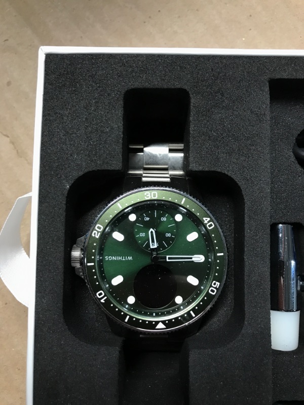 Photo 1 of Withings ScanWatch Horizon - Hybrid Smartwatch & Activity Tracker with Connected GPS, Heart Rate Monitor, Sleep Monitor, Smart Notifications, Water Resistant with 30-day Battery Life, Android & iOS